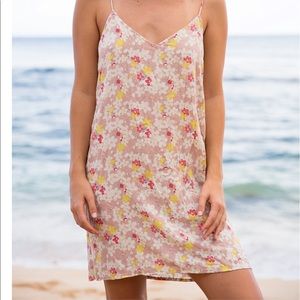 ACACIA - Flores Silk Dress in Cherry Blossom BNWT